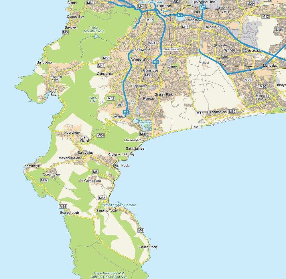 kart муйзенберг cape town