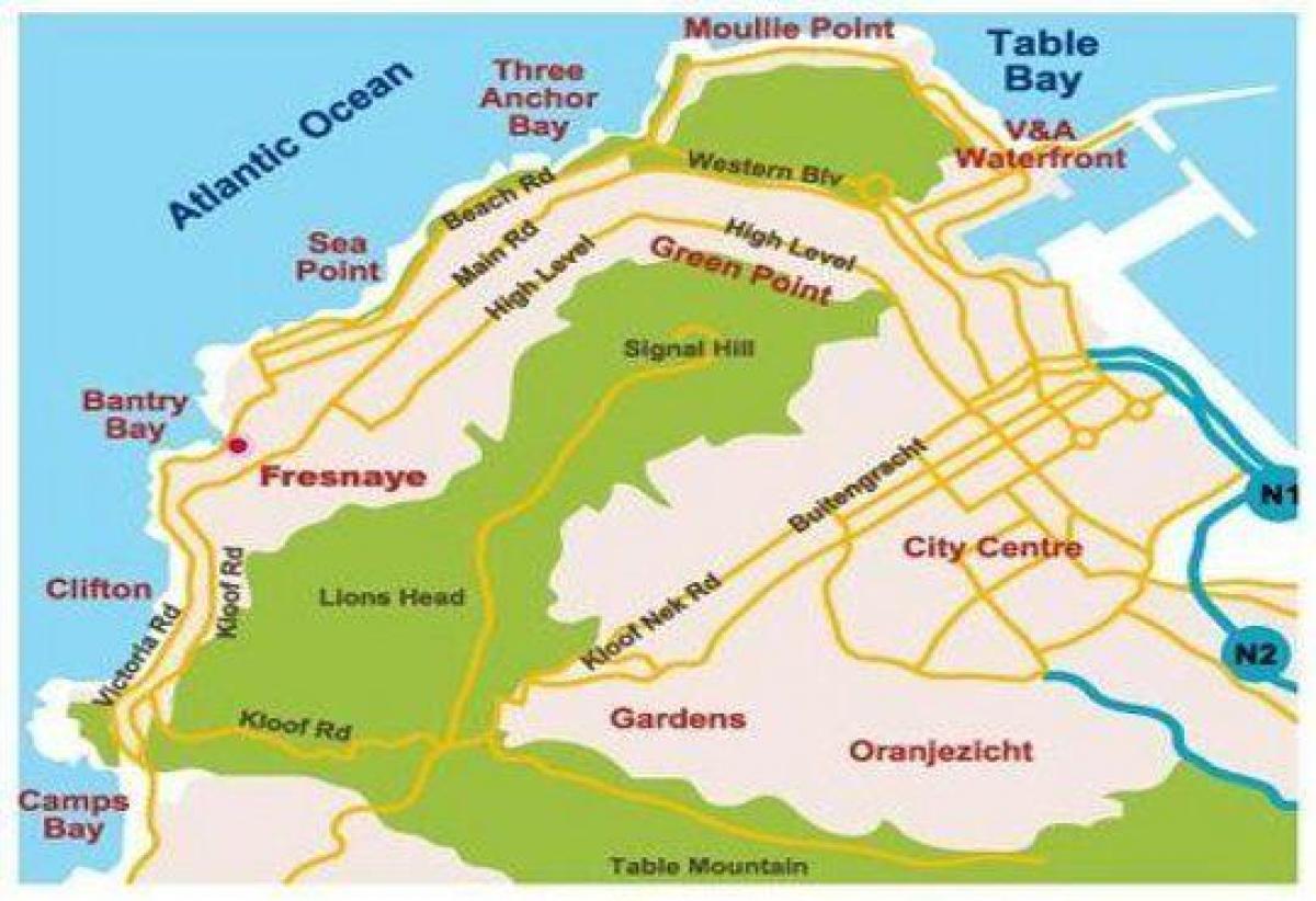 kart Бантри Bay-cape town