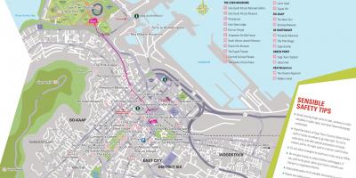 City tour şəhəri üzrə cape town xəritə