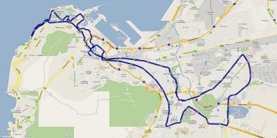 Kart cape town марафонской yolları 