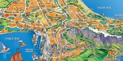 Turizm xəritəsi cape town