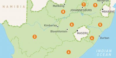Cape town ЮА xəritə