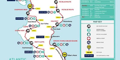 Cape town velosiped xəritə
