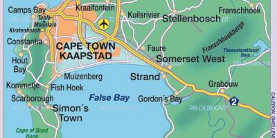 Xəritədə cape town